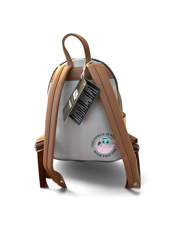Loungefly Star Wars Ahsoka and Grogu Mini Backpack Holding Baby Yoda NWT main image 6